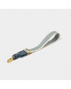 Katie Loxton Canvas Bag Strap - Dusty Blue Stripe
